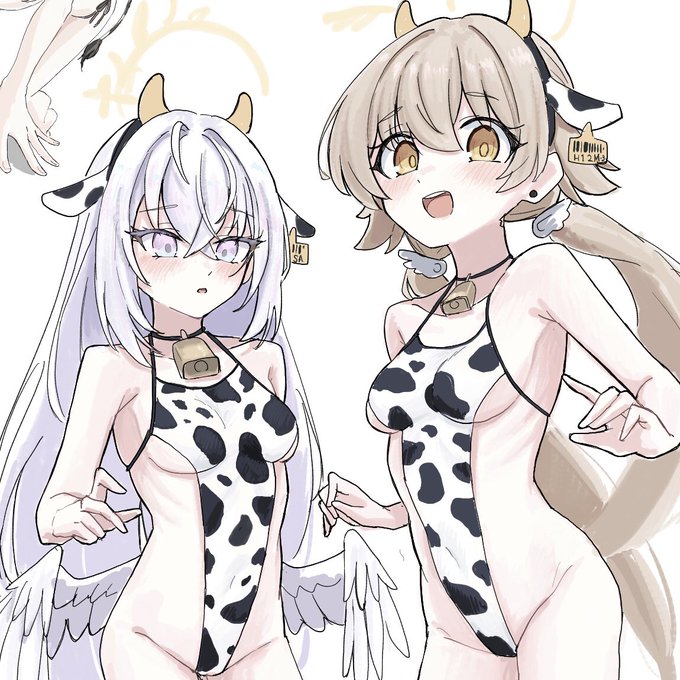 🐮のヒフミとアズサ! 
