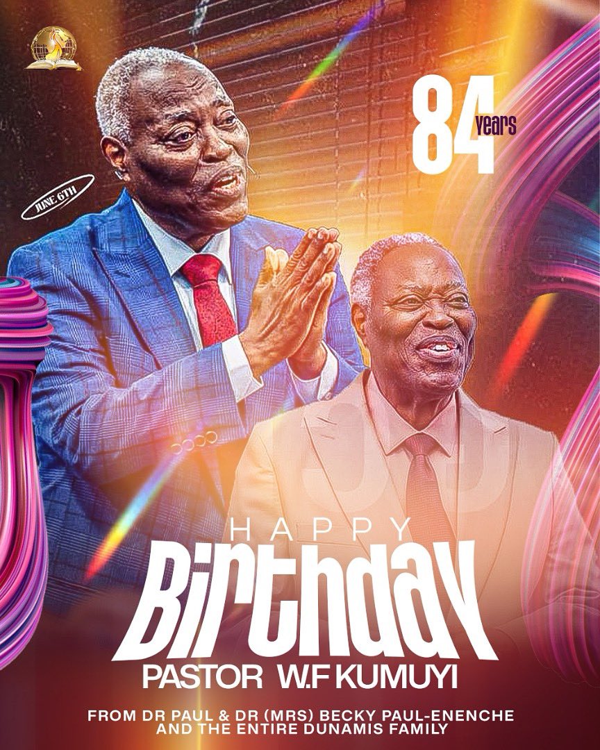 charlesayidu's tweet photo. As we celebrate pastor @pastorwf_kumuyi at 84 today, there are 3 points to briefly consider:
1. The Background of Kumuyi
2. The Biography of Kumuyi
3. The Blessedness of Kumuyi

A short thread🧵👇
1/4
#Kumuyiat84 https://t.co/QnDoNkYDHf