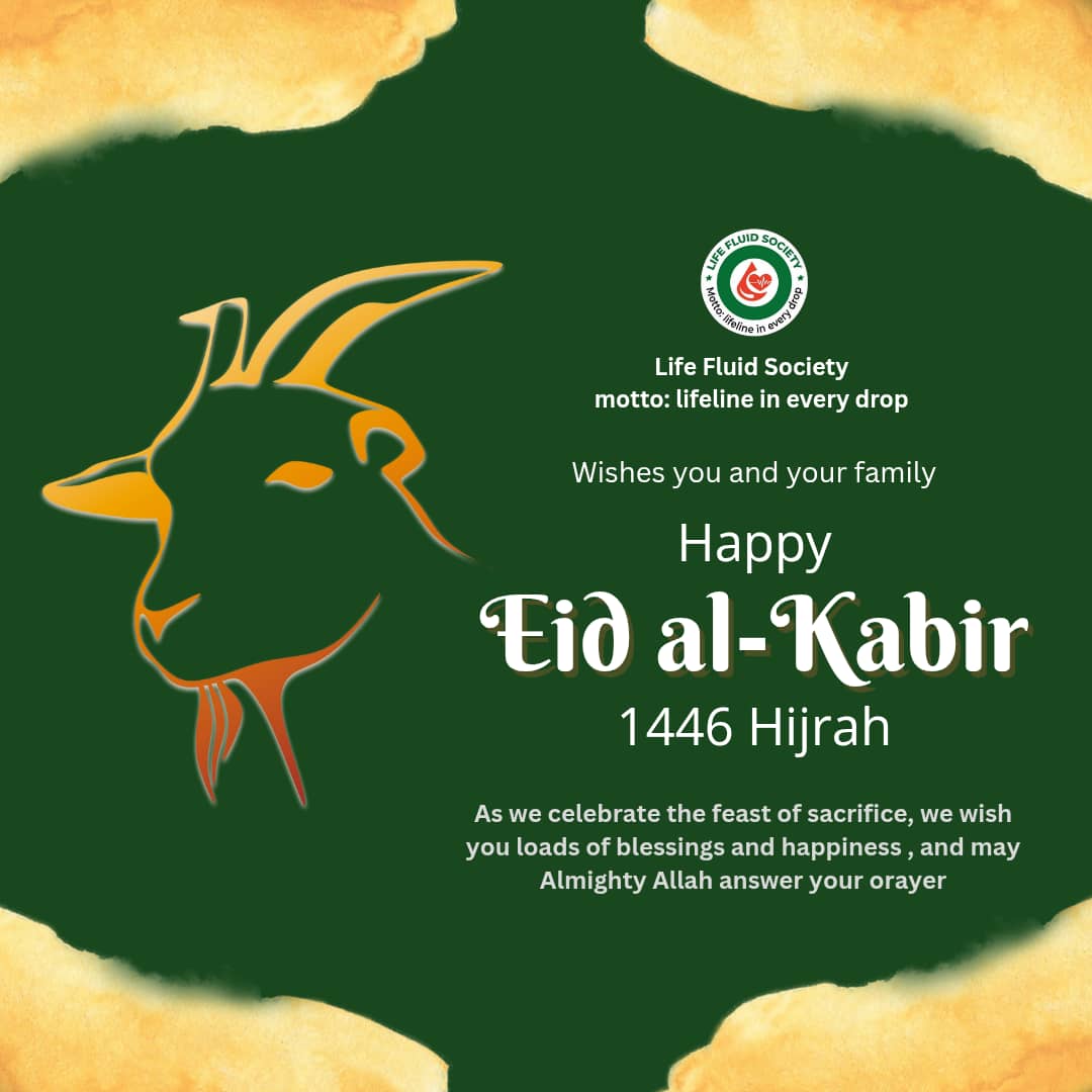 Lifefluids24's tweet photo. On behalf of Life Fluid Society, we extend our Eid Mubarak wishes to you and your loved ones. May this joyous occasion bring peace, prosperity, and happiness to all. We appreciate your continued support and look forward to serving you. #EidMubarak #EidAlAdha2025 #EidAlAdha https://t.co/bIIJDvuLs1
