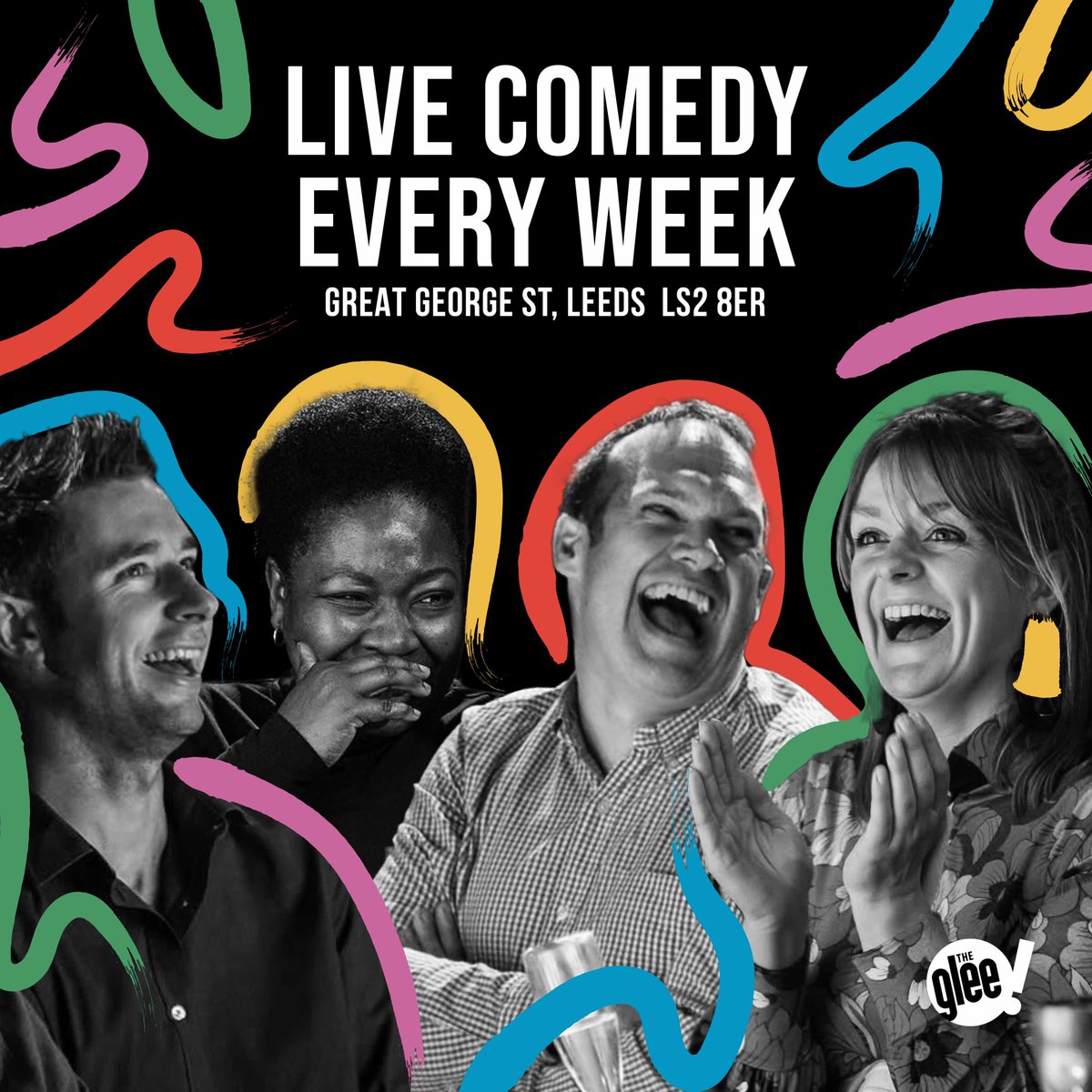 The Glee Club Leeds (@gleeclubleeds) on Twitter photo LEEDS! What an absurdly good line-up this was last week. An absolute pleasure to host <a href="/paulyftaylor/">Paul F Taylor</a>, <a href="/allysonjsmith/">Allyson June Smith</a>, <a href="/BrennanReece/">Brennan Reece</a> & <a href="/frankieboyle/">Frankie Boyle Updates</a> to a beautiful sold-out audience
We’re back with another belter of a bill tonight & tomorrow 👉 tickets at glee.co.uk/leeds LEEDS! What an absurdly good line-up this was last week. An absolute pleasure to host <a href="/paulyftaylor/">Paul F Taylor</a>, <a href="/allysonjsmith/">Allyson June Smith</a>, <a href="/BrennanReece/">Brennan Reece</a> & <a href="/frankieboyle/">Frankie Boyle Updates</a> to a beautiful sold-out audience
We’re back with another belter of a bill tonight & tomorrow 👉 tickets at glee.co.uk/leeds