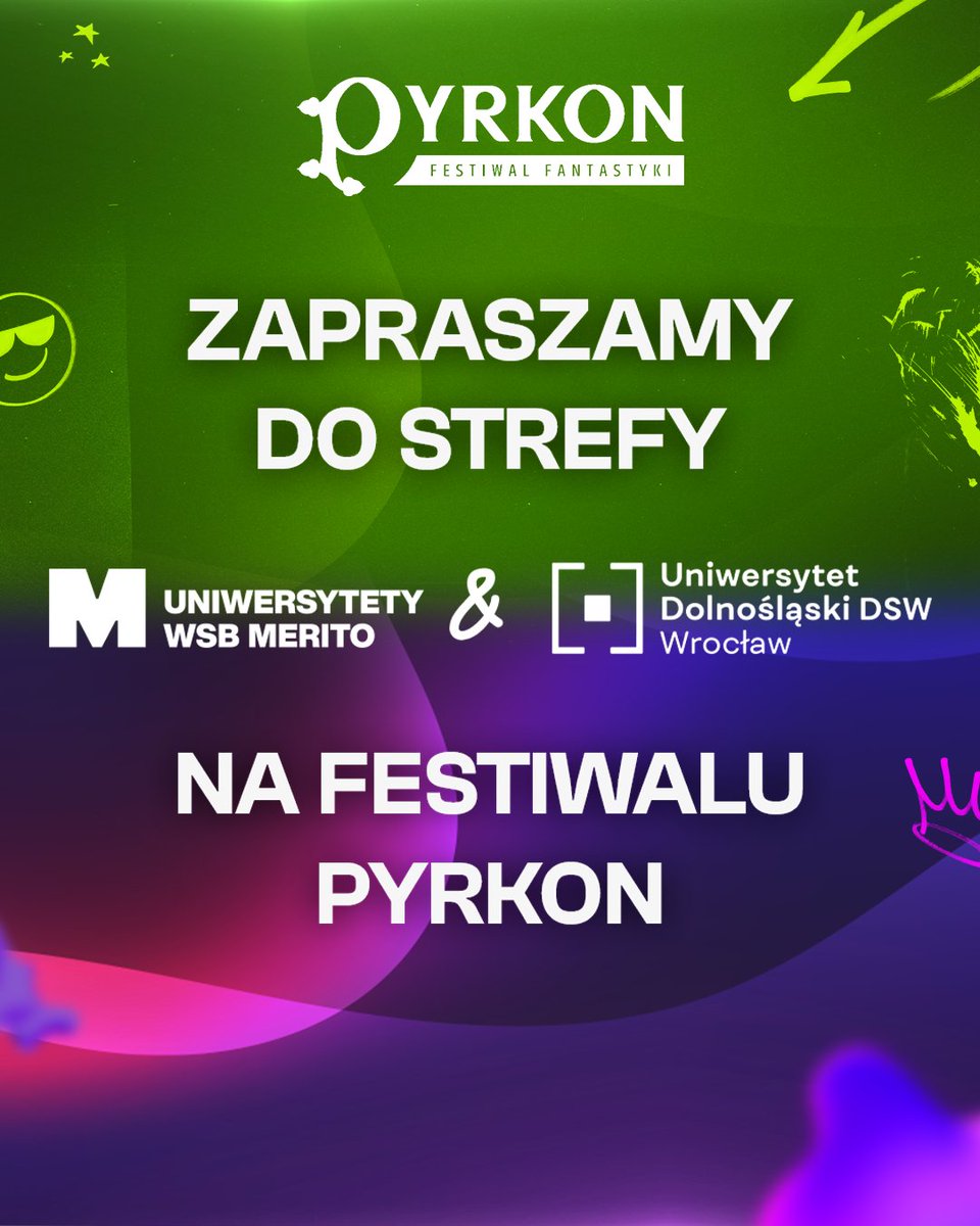 𝟳 𝗗𝗡𝗜 👀

Tylko tyle dzieli nas od wielkich finałów sezonu EDU ESPORTS!

Wpadajcie na festiwal Pyrkon do pawilonu 8A. Tam znajdziecie stoisko Uniwersytetów WSB Merito i Uniwersytetu Dolnośląskiego DSW, na którym rozegrają się bitwy o szkolne i akademickie mistrzostwo Polski