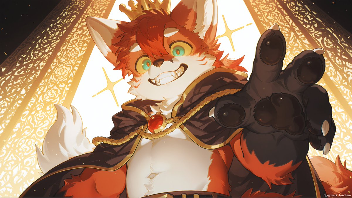 Prince

gallery.furchain.xyz/p/mC3nrXb4
Caspian's Homepage: caspian.furchain.xyz
Caspian's Collection: gallery.furchain.xyz/tag/caspian 
#AIArtFurry #CaspianTheFox