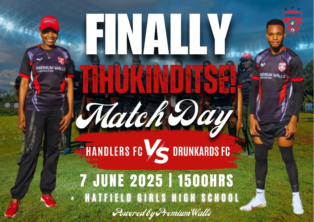 Drunkards_FC's tweet image. Some clubs pray before a match.
We say: "Barman, make it double." 🍻
See you at Hatfield Girls High — where we pass the ball and pass out in style.
Handlers FC vs Drunkards FC
Hatfield Girls High School
Saturday, 7 June 2025
1500hrs
#finallyTihukinditse🍻🍻
#2025 ⚽️⚽️⚽️