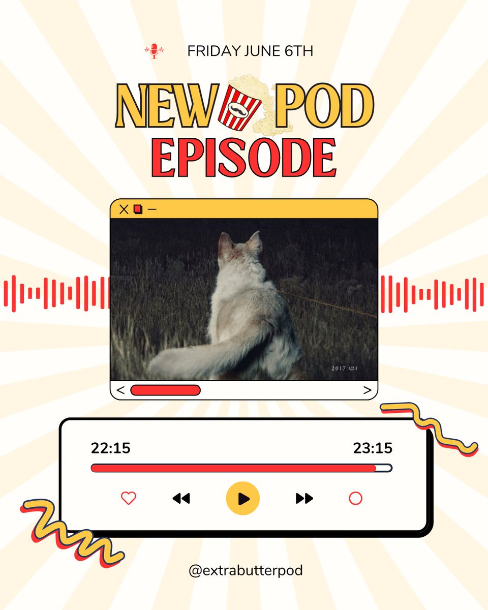 ExtraButterBoys's tweet image. Episode 7: It Comes At Night

The Extra Butter boys not only broke down this 2017 a24 studios psycho thriller, but also provided their takes on what they’ll be bringing to the picnic… let us know how we did in the comments!

#Podcast #MoviePodcast #ExtraButter