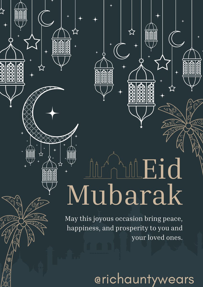 richauntywears's tweet photo. Eid Mubarak 
May Allah's mercy and blessings be upon you and your family🙏🏾 https://t.co/3zXYYnIAUe