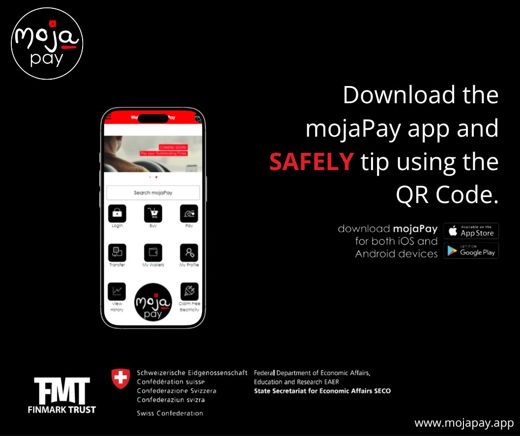 Carrying cash isn’t always safe, but showing appreciation should be!

💡 No cash? No problem! Just Scan QR Code, tip, and go.

📲 Download mojaPay now on the Play Store or Apple Store!

#tipsafe #mojaPay #tipping #restaurants #cafes #johannesburg #southafrica #payments