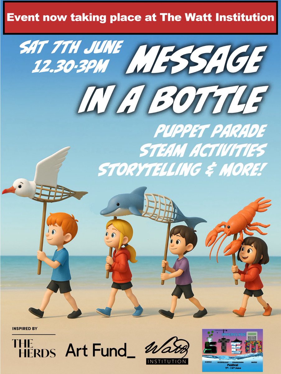 Gillian Neeson PSDO (@gillneesonpsdo) on Twitter photo Come along to the <a href="/WattInstitution/">The Watt Institution</a> tomorrow from 12.30-3.00pm to take part in an afternoon of fun STEAM activities from puppet making, cardboard construction, storytelling, electronic circuit buggies to face painting, thereβs something for everyone π All are welcome, come along! Come along to the <a href="/WattInstitution/">The Watt Institution</a> tomorrow from 12.30-3.00pm to take part in an afternoon of fun STEAM activities from puppet making, cardboard construction, storytelling, electronic circuit buggies to face painting, thereβs something for everyone π All are welcome, come along!