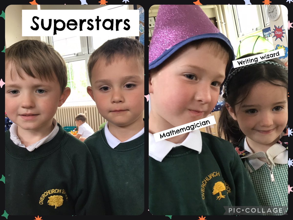 Well done to our new superstars, mathemagician and writing wizard.