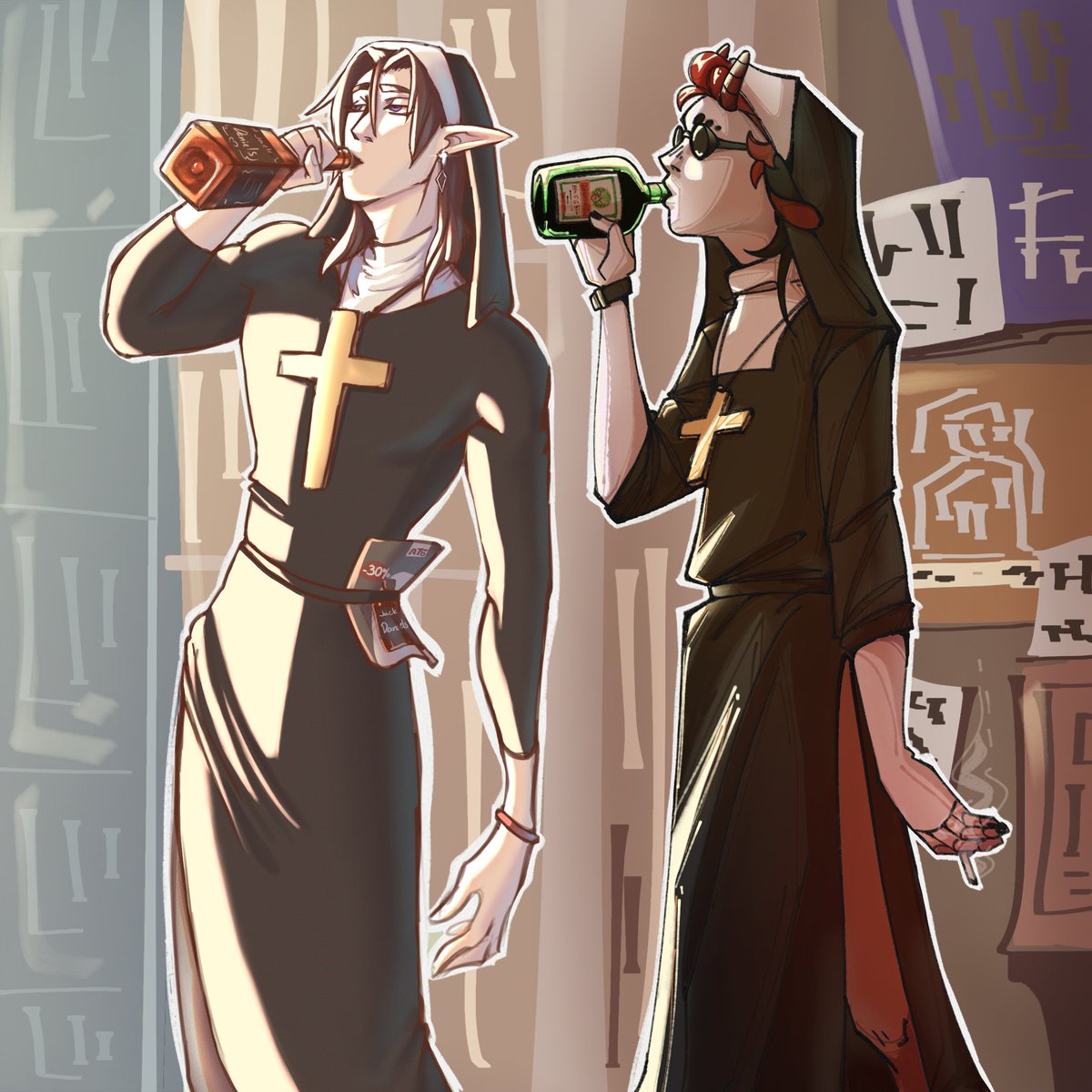 Tilanrra's tweet image. It was, mb, the best collab I’ve ever done and I love how it came out so fucking much
Thanks @GoatchaDoodles
#ocart #oc #meme