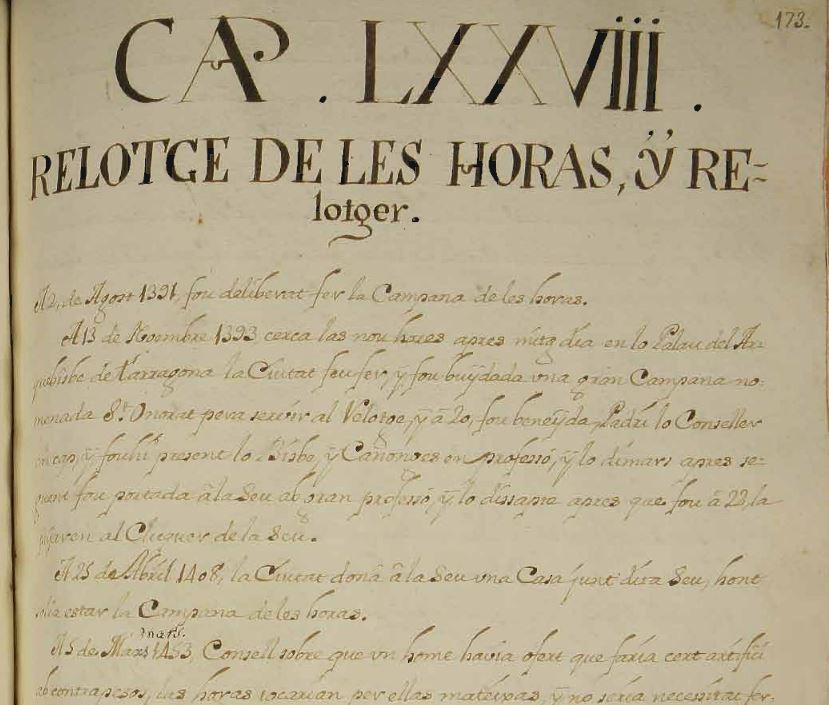 Va marcar l'hora barcelonina durant 287 anys, no té esfera, ni busques i són més de 5 tones de ferro forjat. El trobareu al pati cobert de la Casa Padellàs, MUHBA #Gòtic, amb d'altres rellotges històrics. Temps de Barcelona. Hora de recuperar el seu ❤️