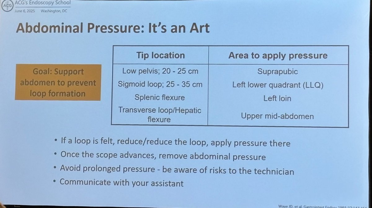 peyoungmd's tweet image. 📣#DrCynthiaYoshida taking the mystery out of abdominal pressure during colonoscopy @AmCollegeGastro #EndoscopySchool
👉🏻Right Place
👉🏻Right Time