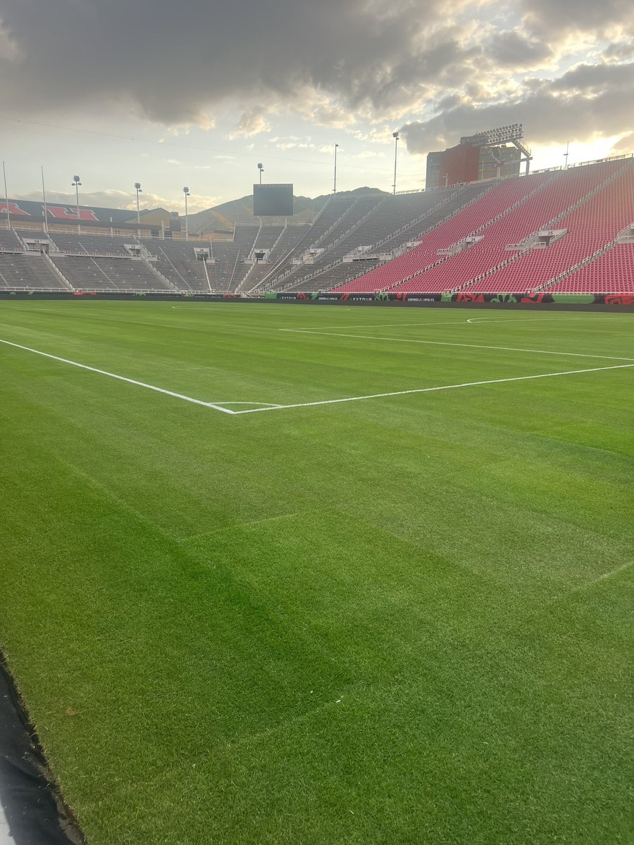 Real grass at RES…