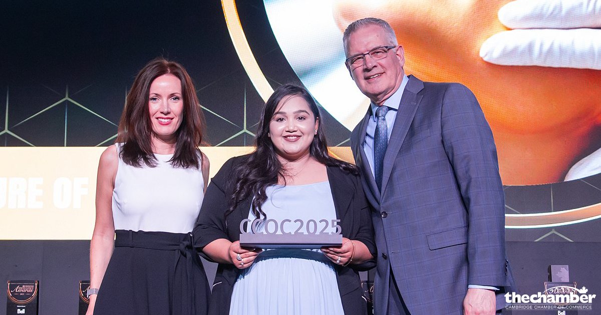 Congratulations to Syed Health &amp; Wellness Clinic for taking home the New Venture of the Year title at our recent Business Excellence Awards. Click tinyurl.com/49dxu2es to learn more. #cambcoc #business