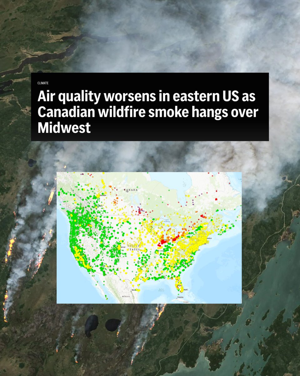 Close to 200 wildfires are burning in Canada, many of them uncontrolled, and impacting air quality across all of N America.

Air purifiers are one of the most important tools you can buy for your wildfire-readiness plan, whether the fires are nearby or thousands of miles away.