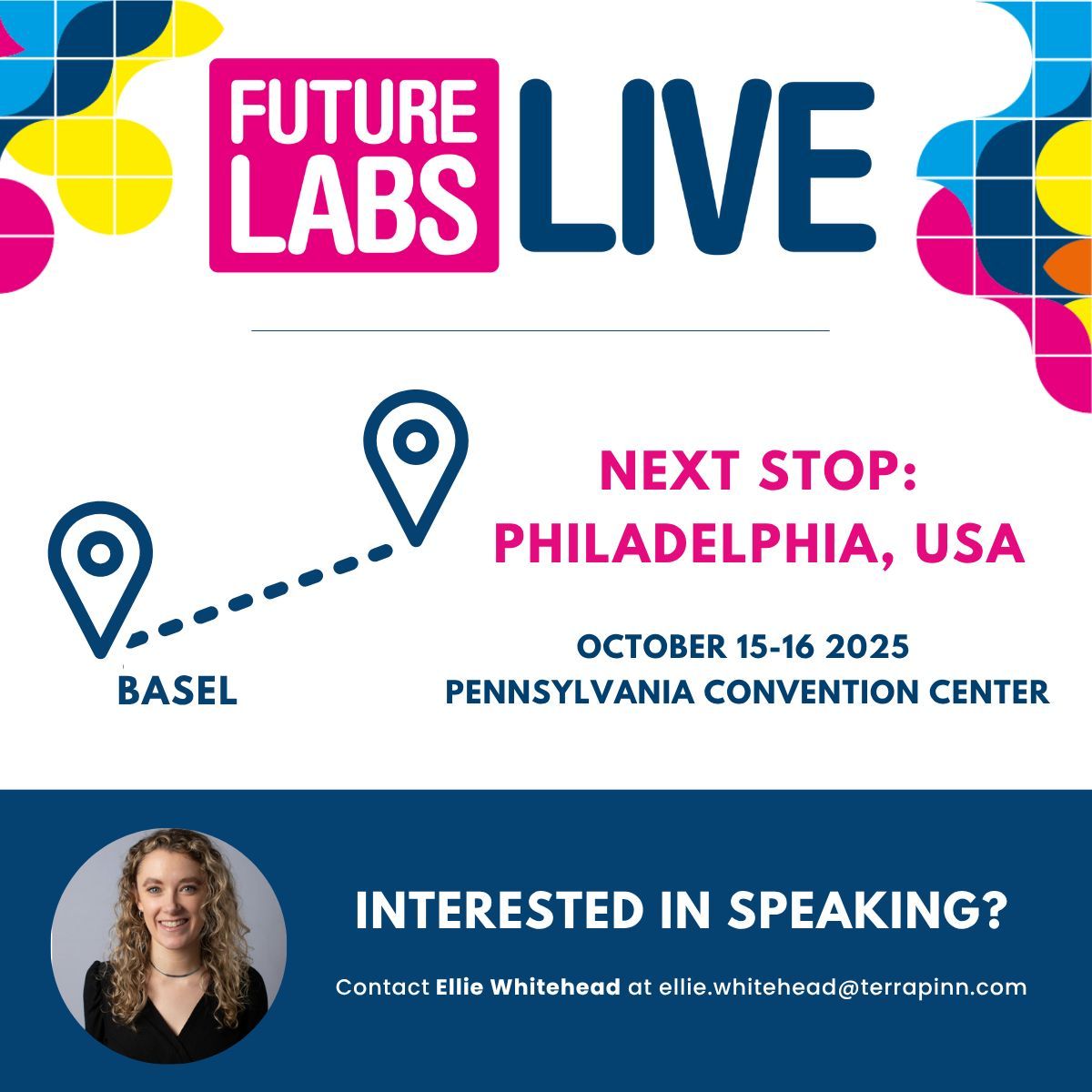 FutureLabs_Live's tweet image. Future Labs Live USA is Seeking Senior Industry Speakers!
For speaking opportunities, get in touch with Ellie! (ellie.whitehead@terrapinn.com)✅
🎟️Register for Basel! terrapinn.com/FLABS/Tickets2…
#FutureLabsLive #Innovation #IndustryLeadership #AnalyticalScience #Chemistry