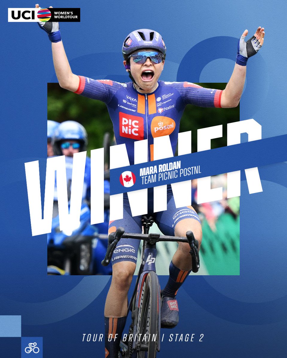 First World Tour victory for Mara Roldan <a href="/picnicpostnl/">Team Picnic PostNL</a>: what a win! 🏆🔥

#UCIWWT #ToBW <a href="/TourofBritain/">Lloyds Tour of Britain</a>