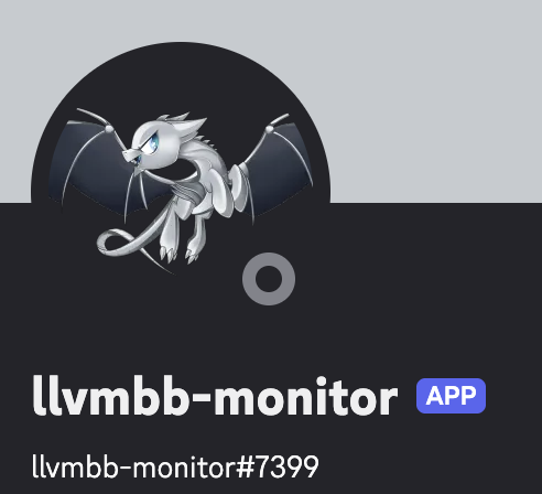 Essa é a foto de perfil do bot oficial do LLVM (um complexo conjunto de libs e infraestrutura open source para construir compiladores, debuggers e outras toolings)