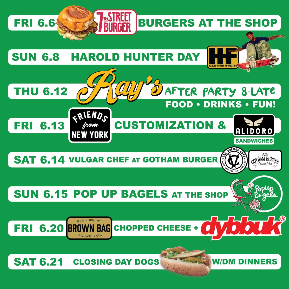 PickLES NYC June 6-21st

Who’s coming through??