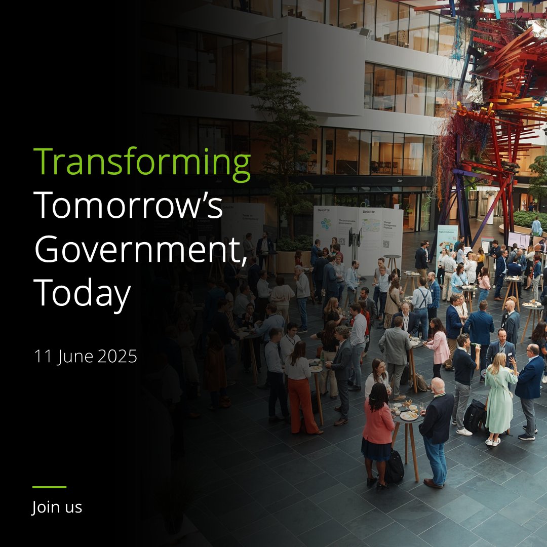 Our “Transforming Tomorrow's #Government, Today” event next week will explore how technologies such as artificial intelligence, space innovation, and digital platforms are shaping the future of public services. 

Would you like to join us? Register here ➡️ delo.tt/60154D0iW