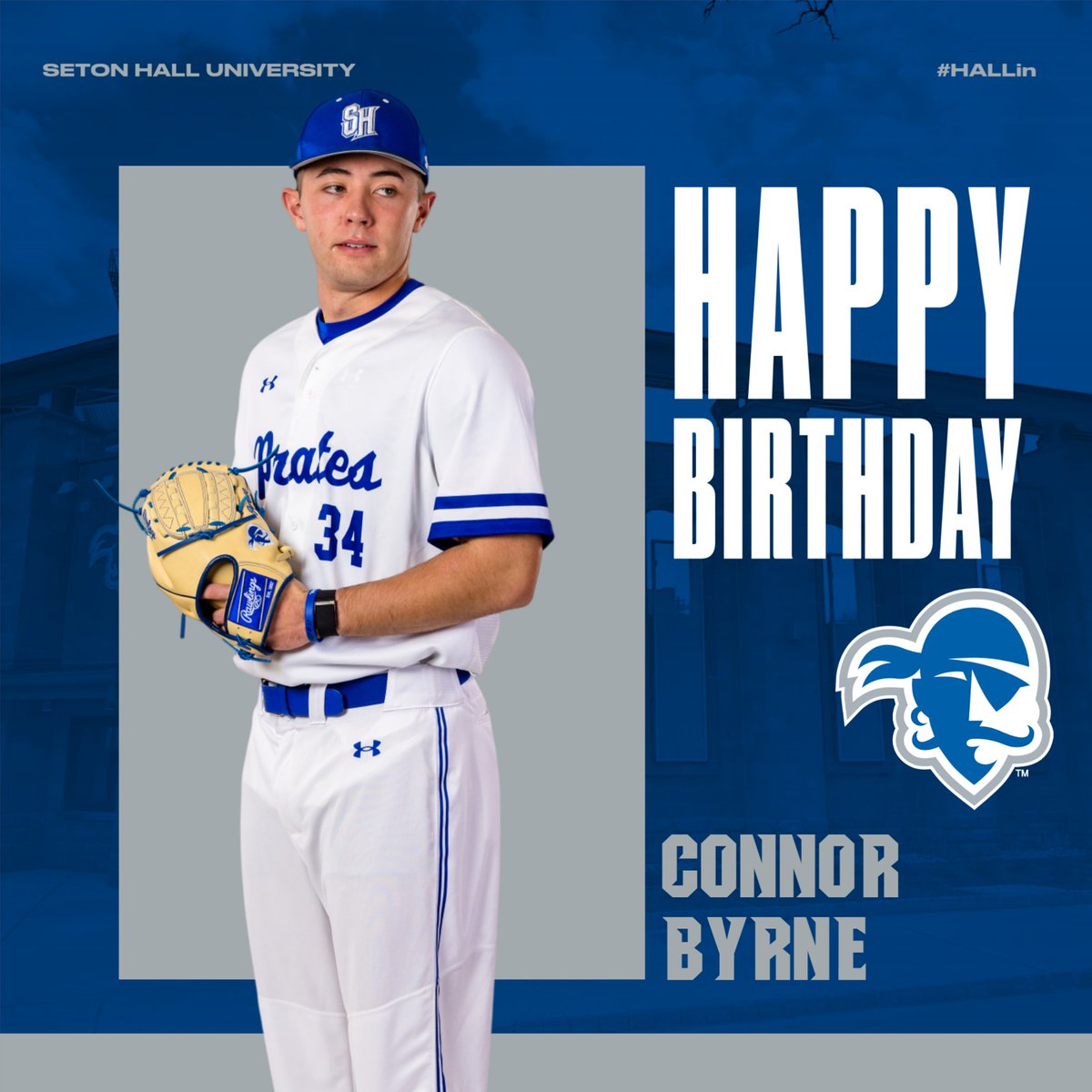 A very 𝙃𝘼𝙋𝙋𝙔 𝘽𝙄𝙍𝙏𝙃𝘿𝘼𝙔 to CONNOR BYRNE!!

#HALLin ⚾🏴‍☠️🔵⚪