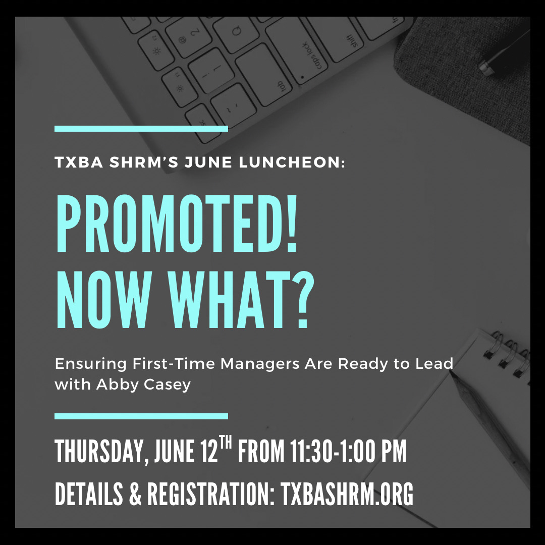 txbashrm's tweet image. We’re looking forward to a great luncheon next Thursday, June 12th! Don’t miss out - there’s still time to register ⏰☑️  txbashrm.org