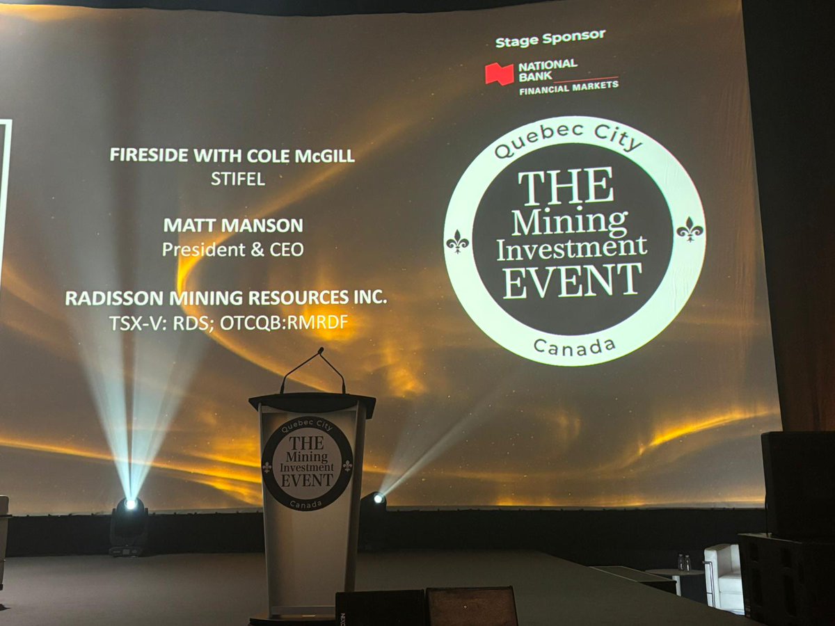 💡CEO Matt Manson takes part in a fireside chat with Stifel’s Cole McGill at The Mining Investment Event of the North in Quebec City this week.
____________________________________________

💡Notre Président et Chef de la direction, Matt Manson s’est joint à Cole McGill de Stifel