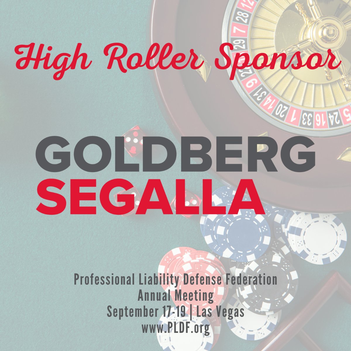 PLDF1's tweet image. Thank you for your sponsorship! To learn more about this sponsor: goldbergsegalla.com/?utm_campaign=…

Reach out to admin@pldf.org with any questions regarding the upcoming Annual Meeting.