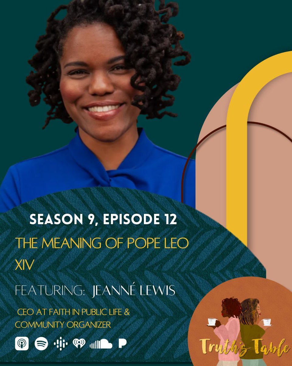 Tomorrow Ekemini, @sistatheology and Christina, <a href="/drcedmondson/">Christina Edmondson</a> will be in conversation with Jeanné Lewis, CEO of <a href="/faithpubliclife/">Faith in Public Life</a> and a lifelong Catholic. 

Jeanné has dedicated her career to building bridges, and creating policies that lead self-determined cities.