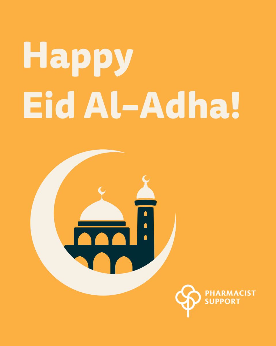 Happy Eid al-Adha to everyone in our #pharmacyfamily who’s celebrating today! 🕌💚