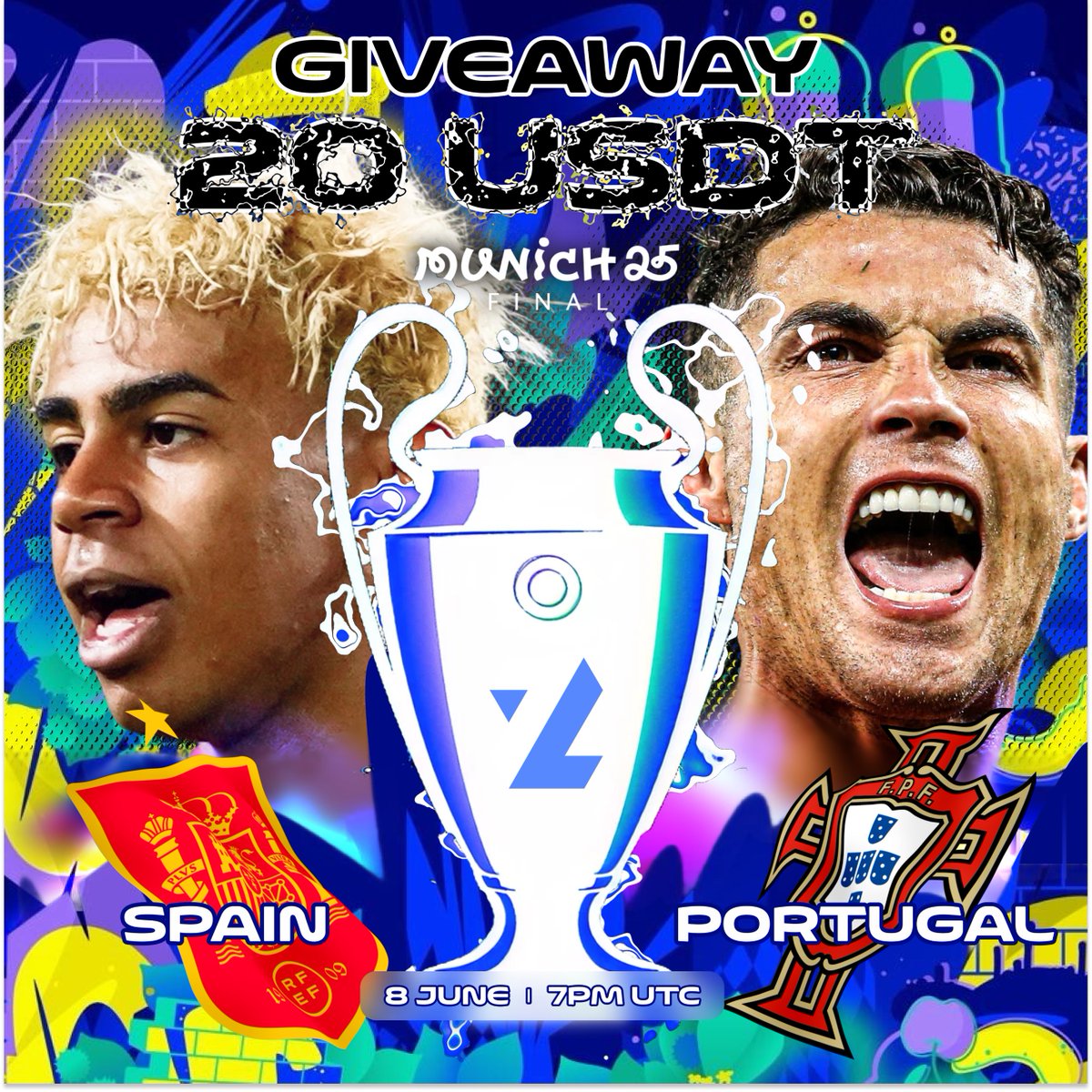 1BLOCK (@1blockgames) on Twitter photo 🏆 UEFA Nations League <a href="/EURO2024DE/">UEFA Nations League DE</a>
Who scores first? 🧒 Yamal ? 🐐 Ronaldo? Or someone else?
Drop your prediction below
Like + RT + Tag 3 frens
1 winner. 20 USDT. 🏆 UEFA Nations League <a href="/EURO2024DE/">UEFA Nations League DE</a>
Who scores first? 🧒 Yamal ? 🐐 Ronaldo? Or someone else?
Drop your prediction below
Like + RT + Tag 3 frens
1 winner. 20 USDT.