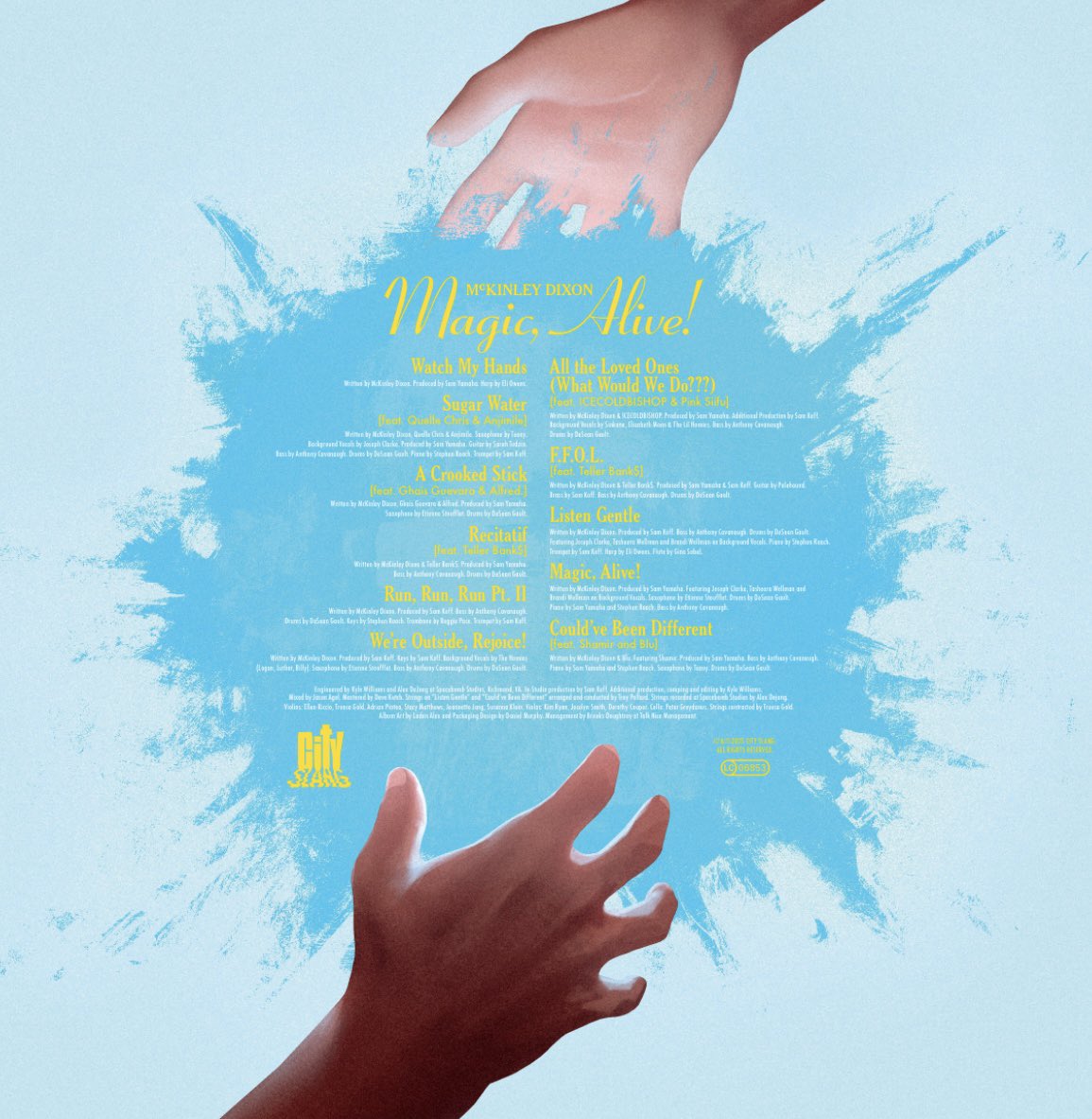MAGIC, ALIVE! 

OUT NOW

McKinleyDixon.lnk.to/MagicAlive