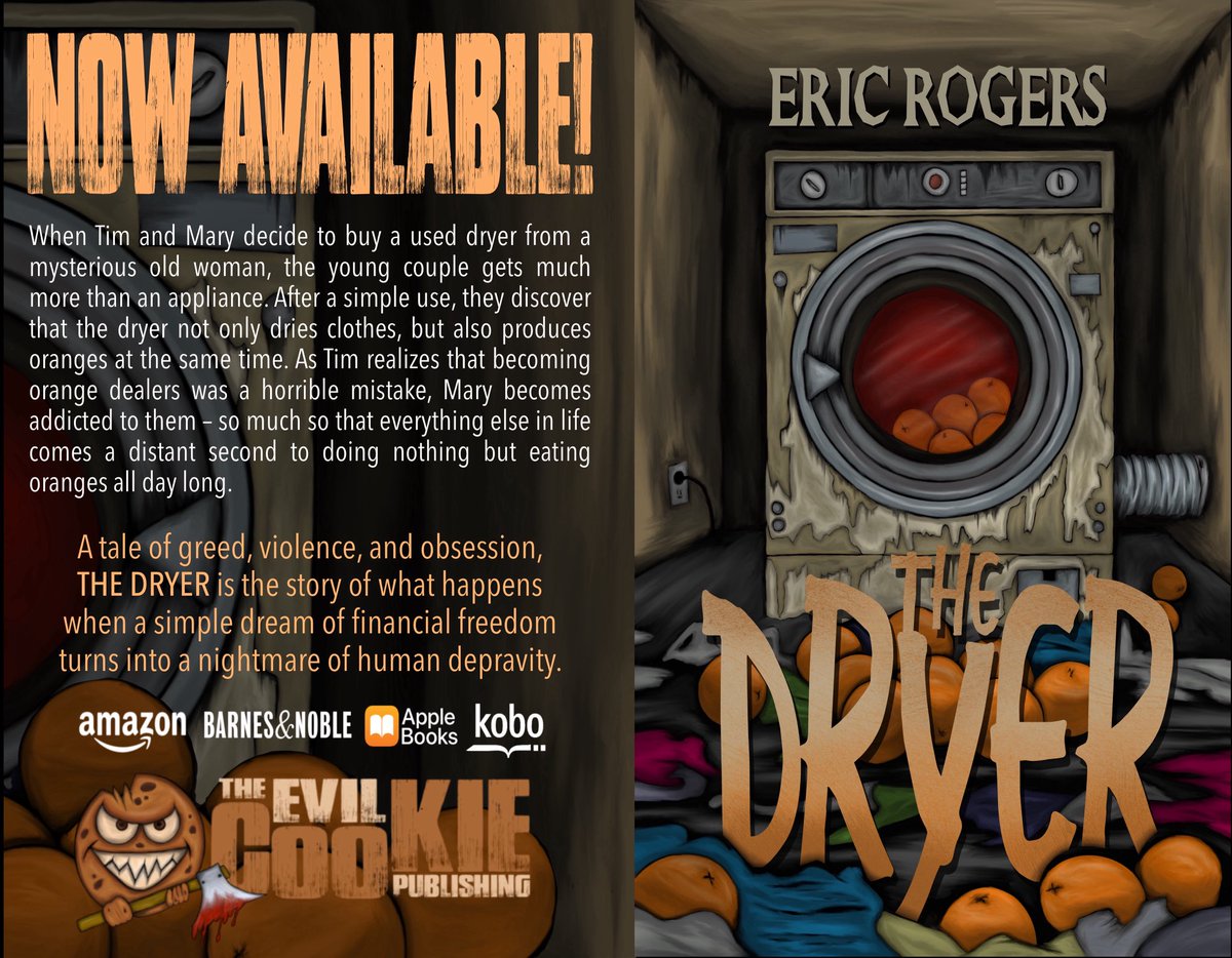 The Evil Cookie Publishing (@evilcookiepub) on Twitter photo NEW RELEASE: THE DRYER, the debut novella from the Emmy-Nominated FUTURAMA screenwriter, Eric Rogers is now available everywhere and in all formats.
<a href="/EvilCookiePub/">The Evil Cookie Publishing</a> <a href="/EricRogersHere/">Eric Rogers, Writer Of Things</a>
> theevilcookie.com
> amazon.com/dp/B0F9ZR4Y74 NEW RELEASE: THE DRYER, the debut novella from the Emmy-Nominated FUTURAMA screenwriter, Eric Rogers is now available everywhere and in all formats.
<a href="/EvilCookiePub/">The Evil Cookie Publishing</a> <a href="/EricRogersHere/">Eric Rogers, Writer Of Things</a>
> theevilcookie.com
> amazon.com/dp/B0F9ZR4Y74