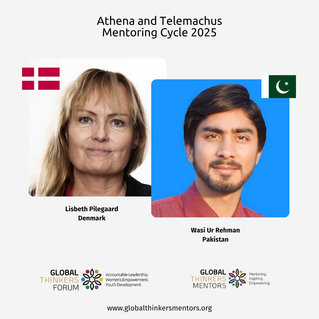 GTFMentoring's tweet image. Meet our mentee from #Pakistan, @wasiurrehman21, a progressive & optimistic educator passionate about youth development, education & civic engagement. His #mentor is @L_Pilegaard, a seasoned democracy expert & senior civil society leader. #GTF #mentoring #sdgs #asia #denmark