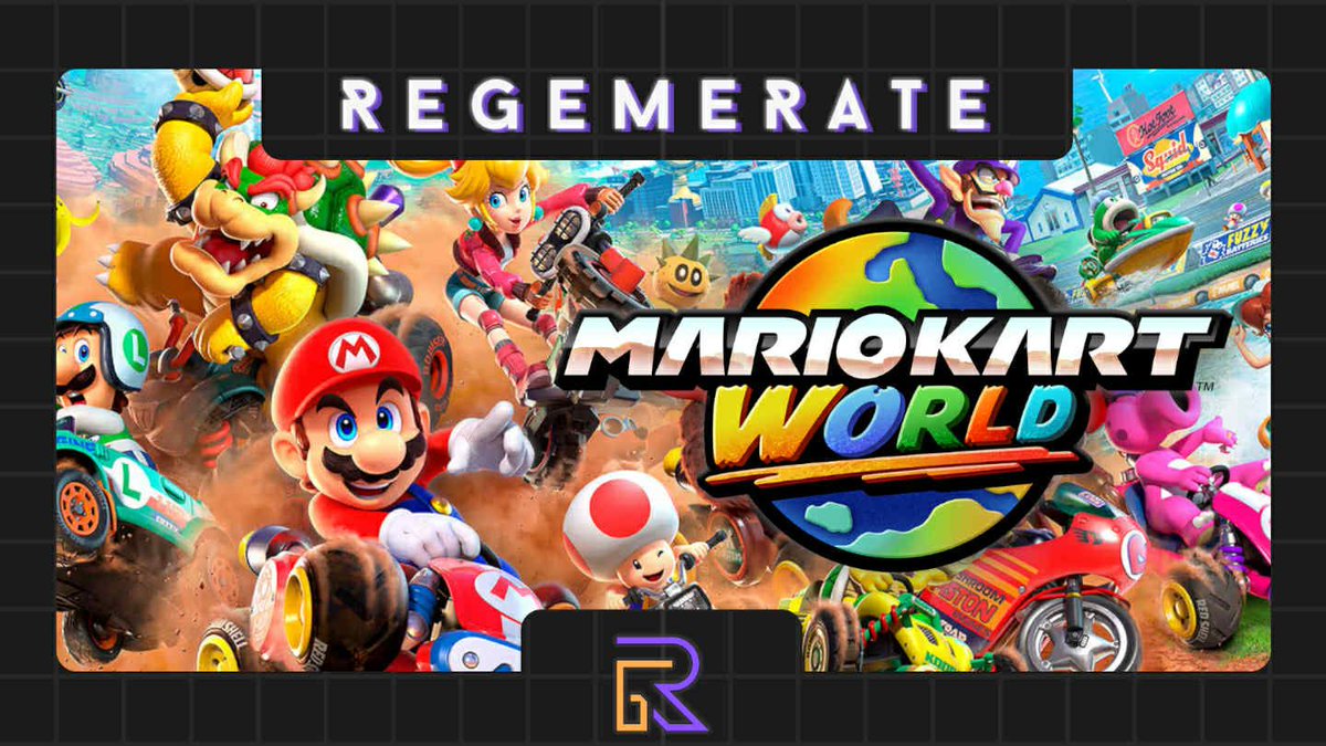 IT'S FINALLY HERE! 💥 

Join us on the race track for the brand-spanking-new, Nintendo Switch 2: Electric Bugaloo, with us and you, yes it's true... (you get the point) ... 

MARIO KART WORLD! 🏆 🌍 

Come see what the fuss is all about 👉 youtu.be/uEljFfQQQLg