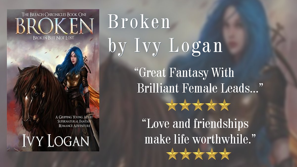 A mother torn between her children.
Which one to protect ? 
Her choice will forever haunt her.
This is Caitlin’s story in BROKEN (Broken But Not Lost) by #ivylogan Book I of #TheBreachChronicles 

#fantasyforthesoul
#BooksWorthReading