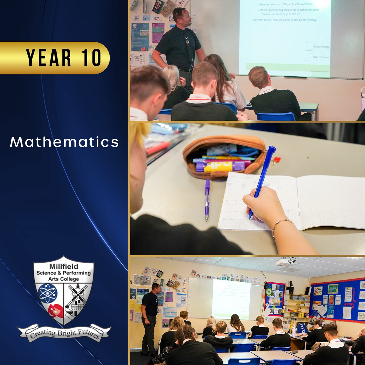 In Year 10 mathematics, students have been learning how to find the Highest common factor and lowest common multiple. 
#TeamMillfield
#BeExceptional