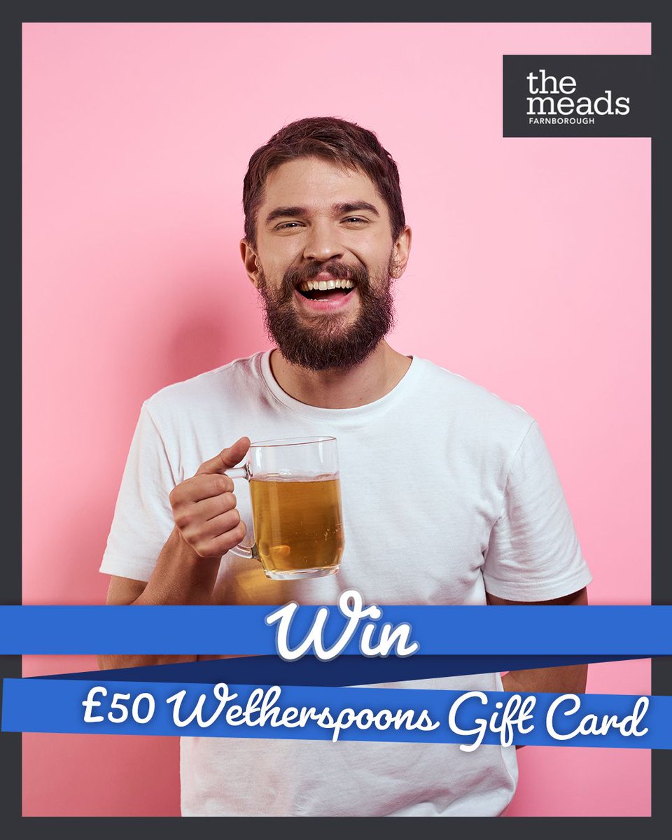The Meads are treating one lucky follower to a £50 Wetherspoons gift card, perfect for a pint and a meal with Dad! 🍔🍺

To enter:
👇 Comment “CHEERS” below and tag someone who deserves a Father’s Day treat!
🗓 Competition runs from today until 15th June

Good luck! 💙