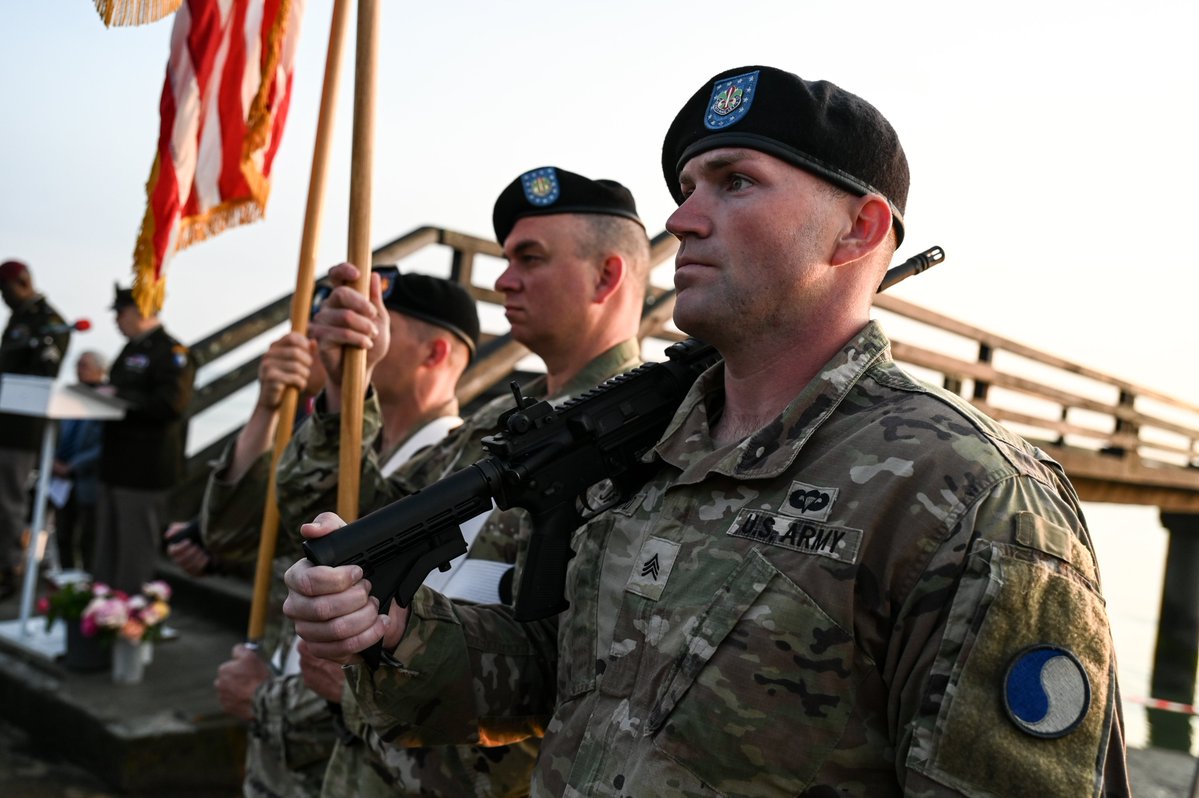 National Guard (@usnationalguard) on Twitter photo Eighty-one years ago, National Guardsmen from the 29th Infantry Division were among the first Allied forces to set foot on Omaha Beach. Today, more than 600 U.S. service members, including 30 <a href="/VaNationalGuard/">Virginia National Guard</a> Soldiers, are in Normandy to commemorate the anniversary. #DDay Eighty-one years ago, National Guardsmen from the 29th Infantry Division were among the first Allied forces to set foot on Omaha Beach. Today, more than 600 U.S. service members, including 30 <a href="/VaNationalGuard/">Virginia National Guard</a> Soldiers, are in Normandy to commemorate the anniversary. #DDay
