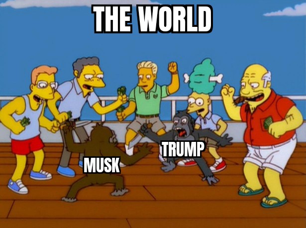 Even negative attention is attention, right <a href="/realDonaldTrump/">Donald J. Trump</a> &amp; <a href="/elonmusk/">Elon Musk</a>?
(PS - Everyone is laughing at you, not with you.)