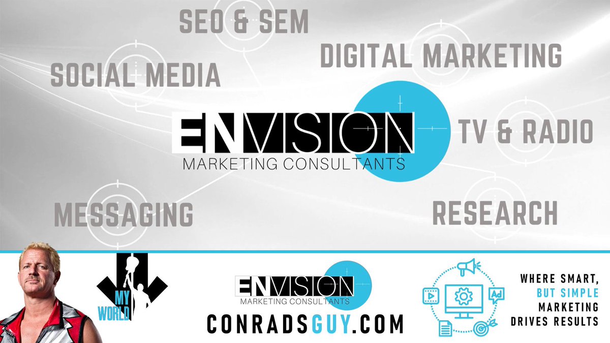 My World with Jeff Jarrett (@myworldpod) on Twitter photo Save money and grow your business with Envision Marketing!
Visit ConradsGuy.com today!
<a href="/RealJeffJarrett/">Jeff Jarrett</a> <a href="/HeyHeyItsConrad/">Conrad the Mortgage Guy</a> Save money and grow your business with Envision Marketing!
Visit ConradsGuy.com today!
<a href="/RealJeffJarrett/">Jeff Jarrett</a> <a href="/HeyHeyItsConrad/">Conrad the Mortgage Guy</a>