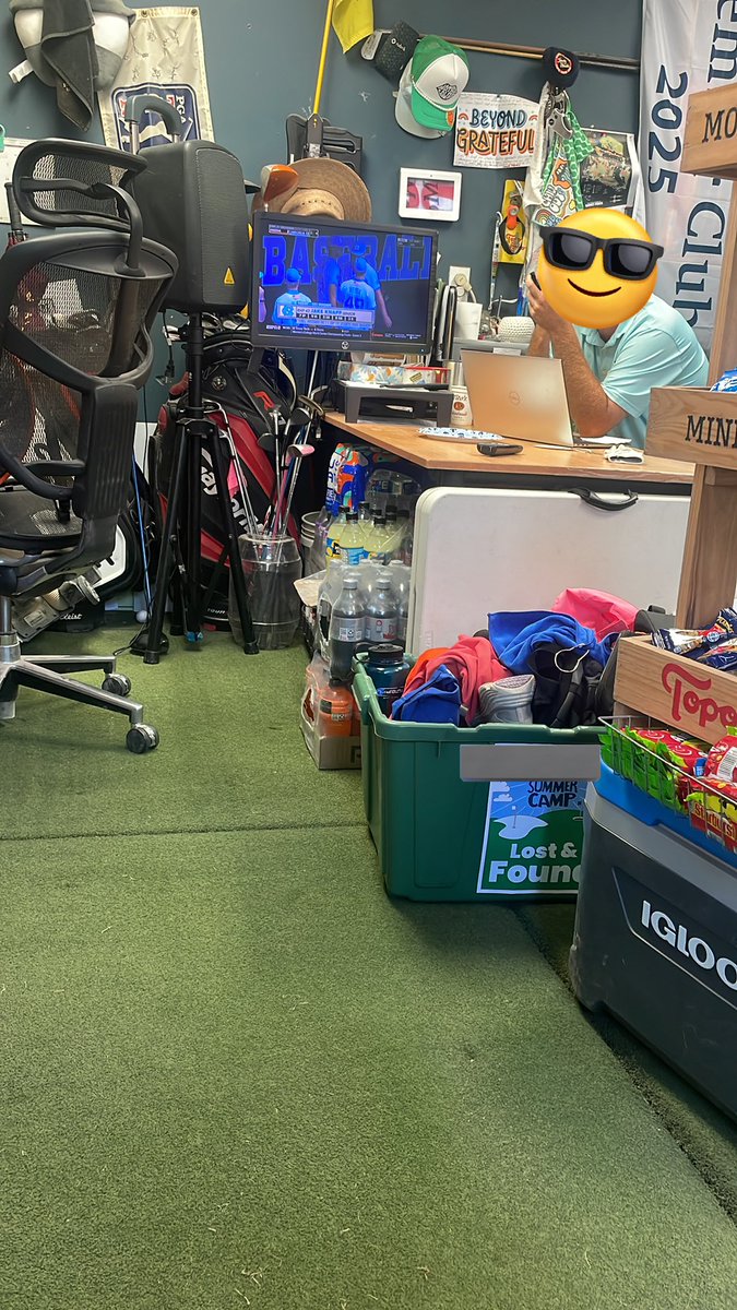 “Working in the pro shop will be hard they said” #gotarheels