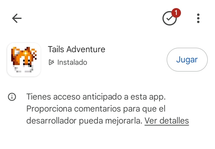 El otro día me encontré con esto en la Playstore 

Me dio curiosidad ver si era el juego real o un juego trucho de esos todos feos así que me lo instale y ahora vere que tal está xd

#SonicTheHedgehog
#holaestoesunhashtagculero