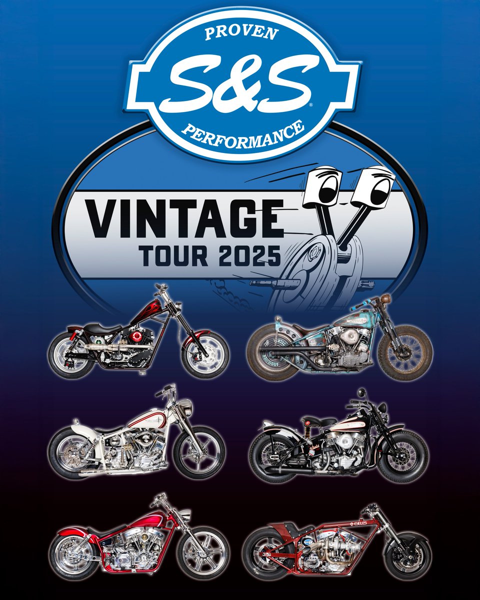 Join the Big River Rally ride to our shop on Saturday, 6/28! Riders coming to S&amp;S Cycle will have an opportunity to see the S&amp;S Vintage Tour Bikes, see an S&amp;S Cycle/Indian Motorcycles King of the Baggers race bike, tour the manufacturing facility, and the S&amp;S museum.
