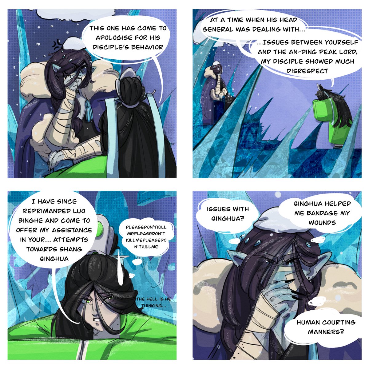 DrawtheMoon101's tweet image. MoSang Mini Comic Part 4
#Moshang #svsss #mobeijunxshangqinghua #fanart #mobeijun #shenqingqiu #scumvillainselfsavingsystem