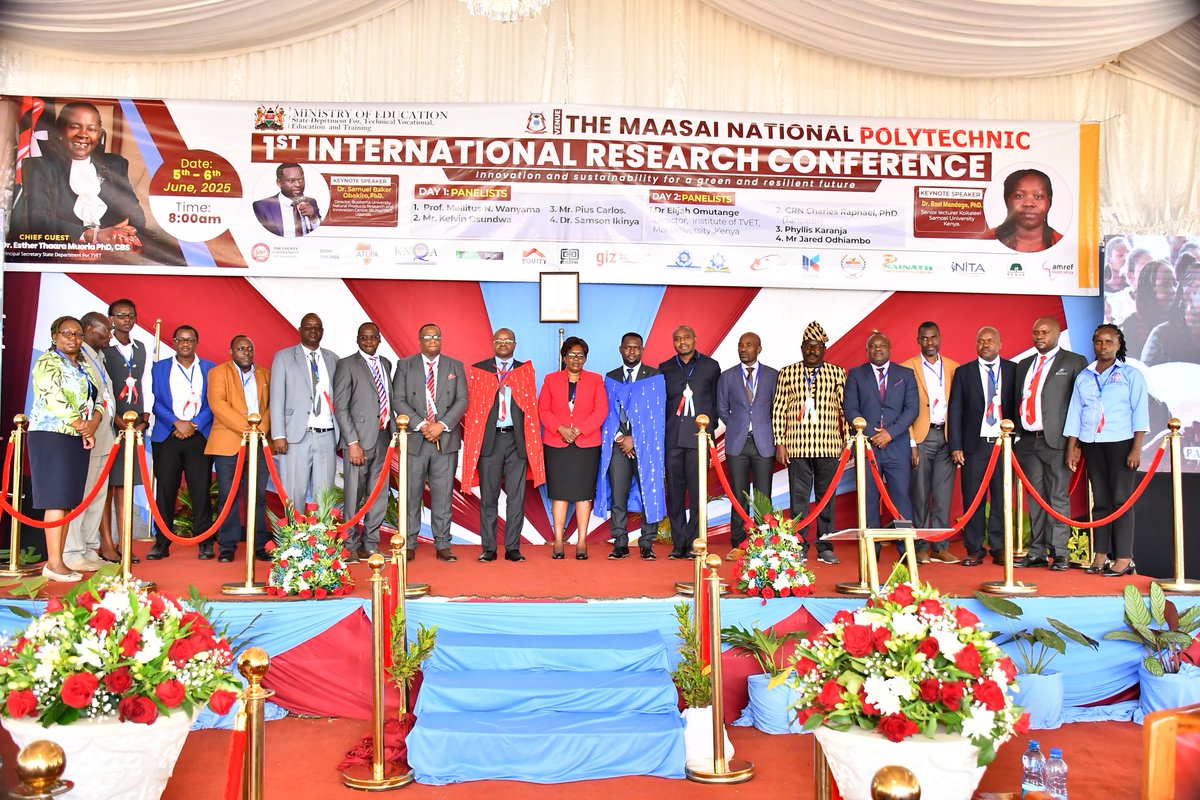 sobakiro's tweet image. I presented a keynote address at the 1st International conference of @MaasaiPoly titled “the Innovation Journey and Research ecosystem: Insights of R&D, regulation and commercialization”. Congratulations to @MaasaiPoly and all the participants