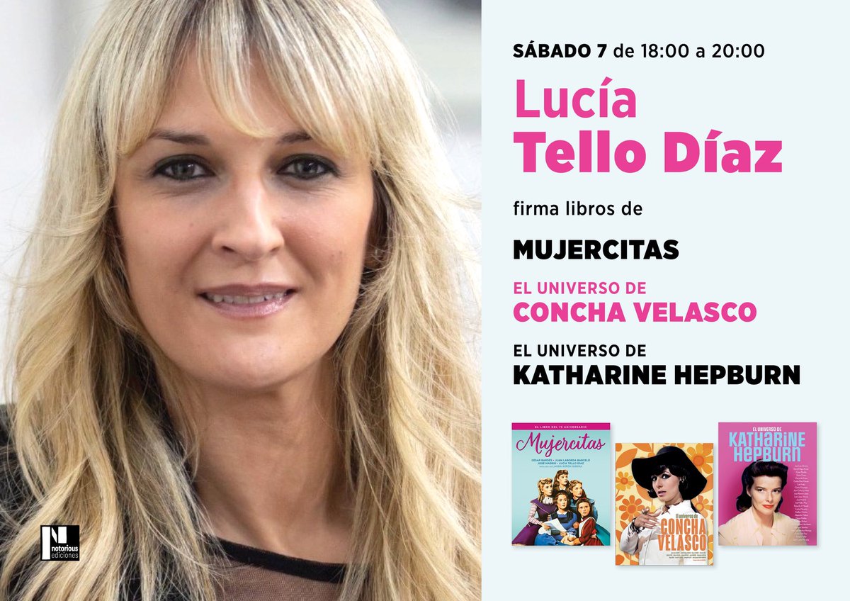¡Estoy feliz! Recuerda que mañana, sábado 7 de 18:00 a 20:00, regreso a la Feria del libro de Madrid <a href="/FLMadrid/">Feria del Libro de Madrid</a>, y a la mejor caseta del mundo (la 321). Será un placer veros. ¡Os esperamos en <a href="/Notorious_Ed/">Notorious Ediciones</a>!