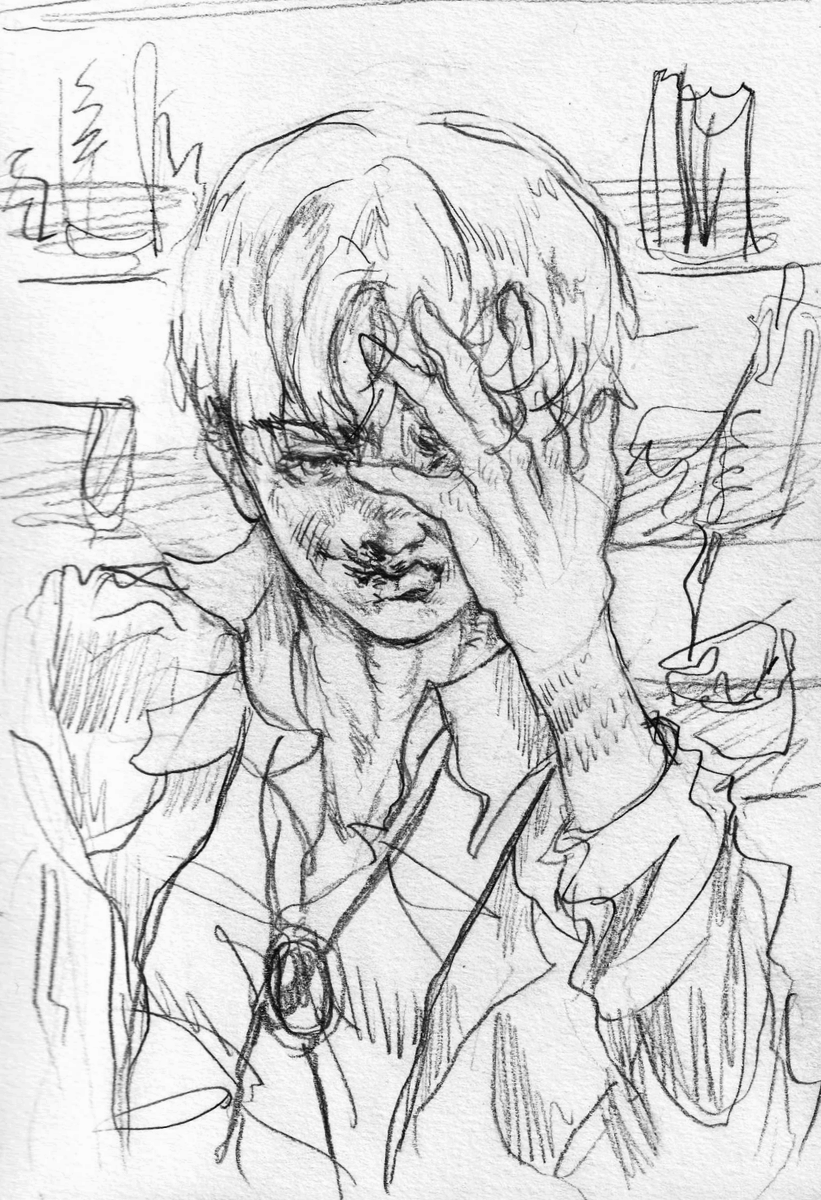 beaten up, but not as much as he beats himself up
#arminarlert