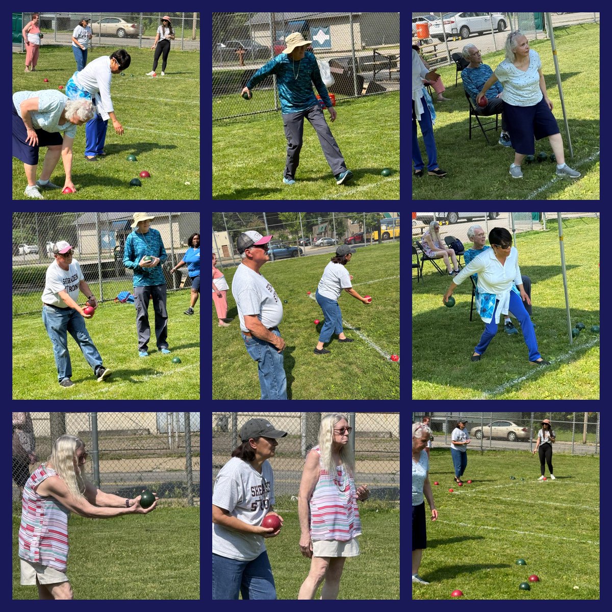 It's Day 2 of the Senior Games, and this time, they're having fun playing bocche!

Awesome job, everyone!