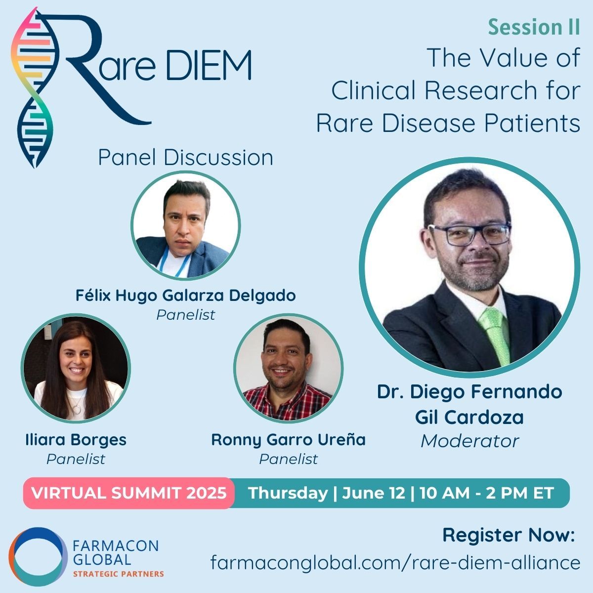 Fecoer's tweet photo. 🔊 #Atención ¡Se acerca este gran evento de la Cumbre Virtual DIEM!🧬 Con una serie de paneles de discusión en vivo, que reúnen a líderes médicos, científicos de datos, defensores y reguladores de toda América Latina y más allá, todos unidos por una misión común: ¡acelerar el acceso y la equidad en la investigación clínica de #EnfermedadesRaras! 🚀🧬

🗓️ 12 de junio de 2025 | ⏰ De 10 a. m. a 2 p. m., hora del este | 💻 100% Virtual y Gratis
🔗 Guarda tu lugar: https://t.co/t7wPdPP6lY

¡Reimaginemos lo que es posible, juntos! 🙌

#RareDIEM #RareDiseases #RareDiseaseResearch #HealthEquity #ClinicalTrials #ClinicalResearch #PatientAdvocacy #DataSovereignty #LatinAmericaResearch #LatinAmerica #LATAM #GlobalHealth #InclusionInResearch #BioTech 🧬