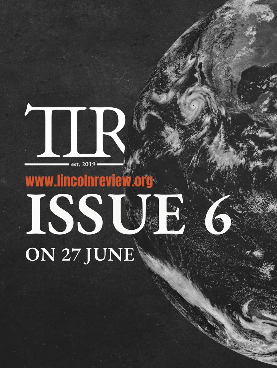 New voices. New visions.
🔔Issue 6 of The Lincoln Review arrives 27 June.

This issue invites you to pause, reflect, and encounter the world through the eyes of writers and artists from across the globe.

💬Read more at lincolnreview.org
#magazine #journal #poem #prose #art